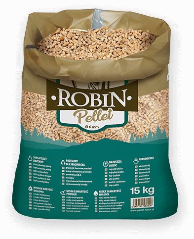 worek pelletu opałowego Robin do kupienia w Mogielnicy lub sklepie internetowym